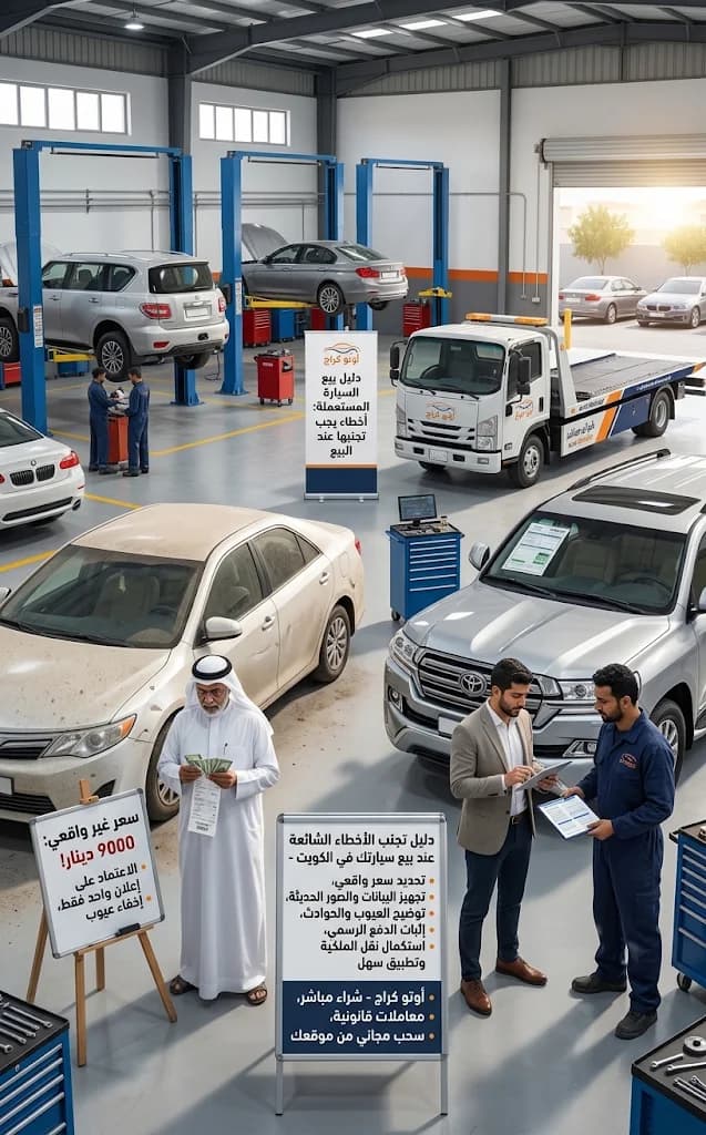 اخطاء يجب تجنبها عند بيع السيارة