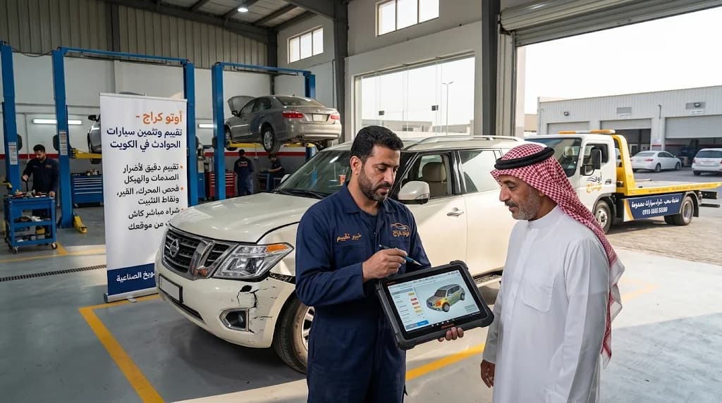 تقييم سيارات الحوادث في الكويت