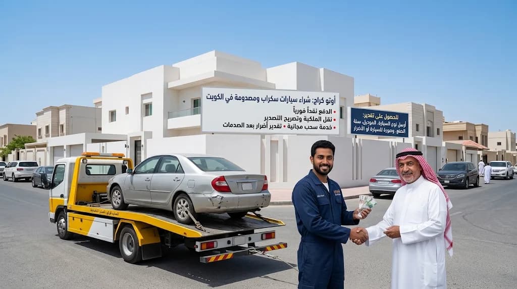 شراء سيارات سكراب في الكويت