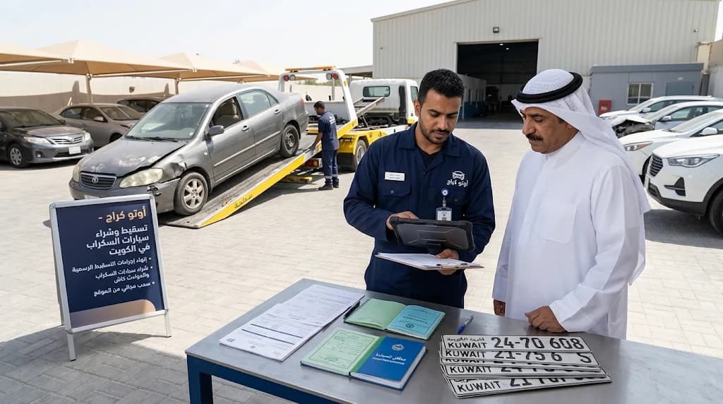 تسقيط سيارات سكراب في الكويت